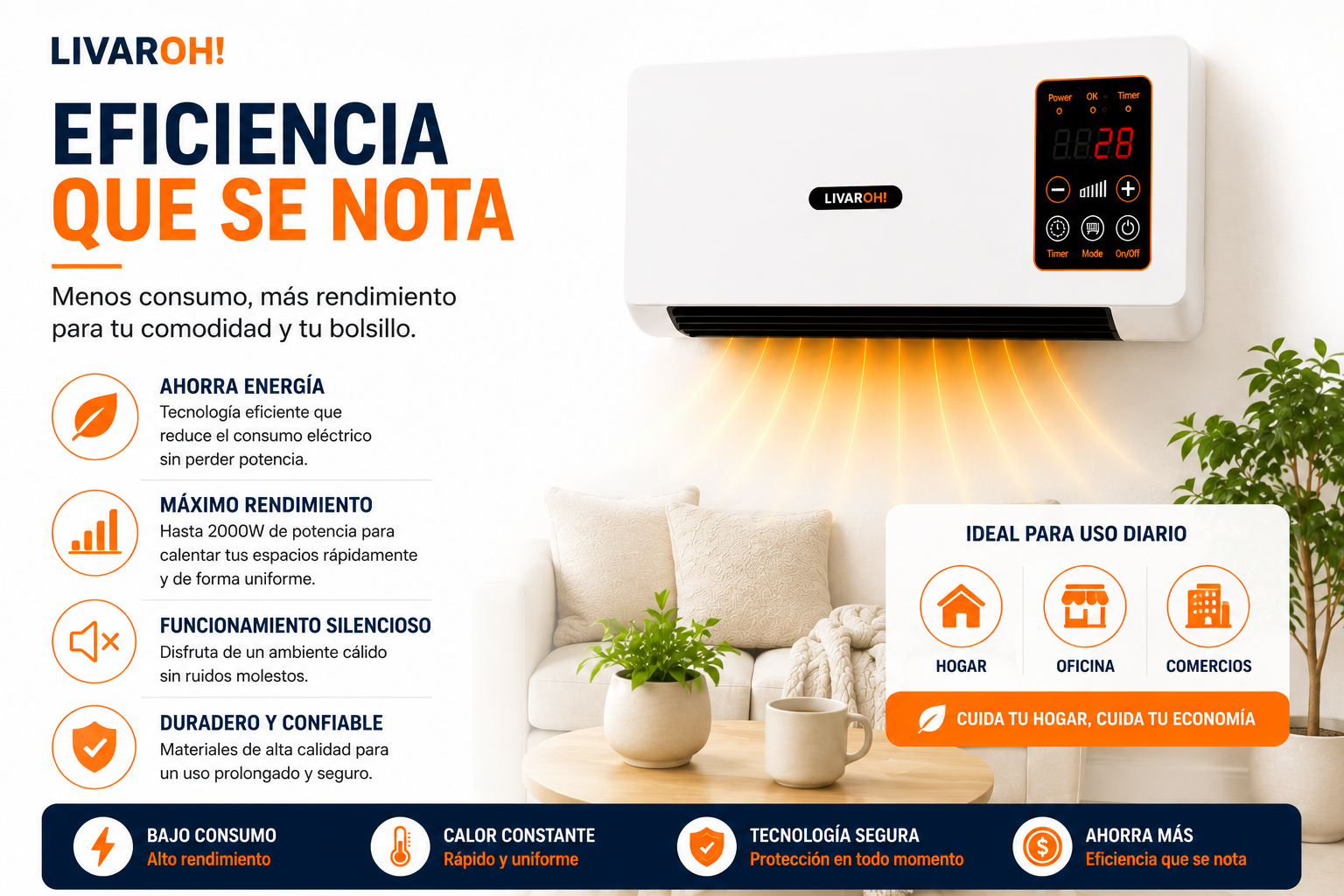 Aire acondicionado IRM 2 en 1 Frío y Calor ❄️🔥