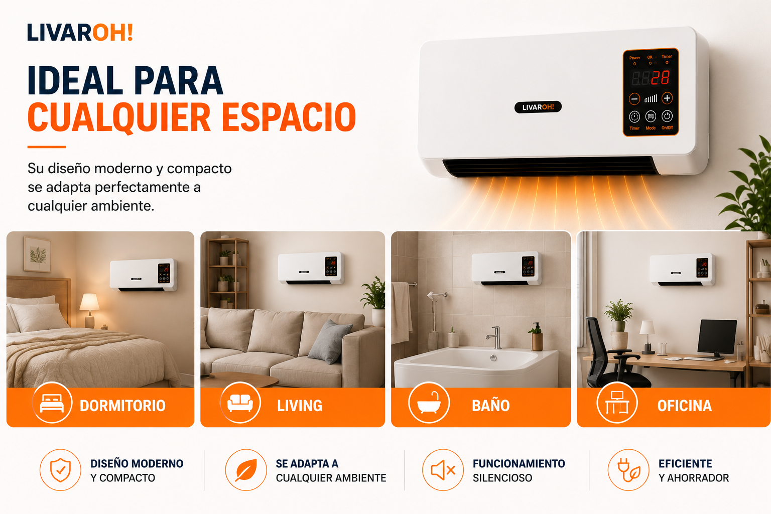 Aire acondicionado IRM 2 en 1 Frío y Calor ❄️🔥
