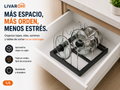 Organizador Ajustable para Tapas, Ollas y Sartenes LIVAROH
