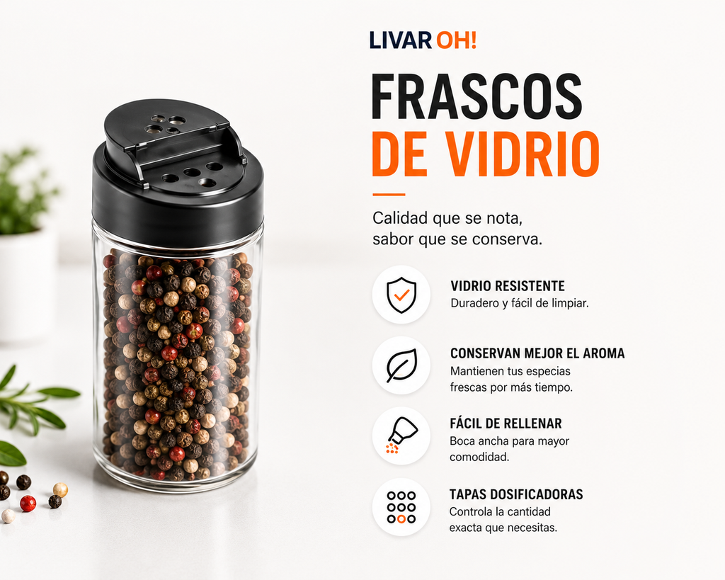 Organizador Giratorio de Especias 360° con 12 Frascos -